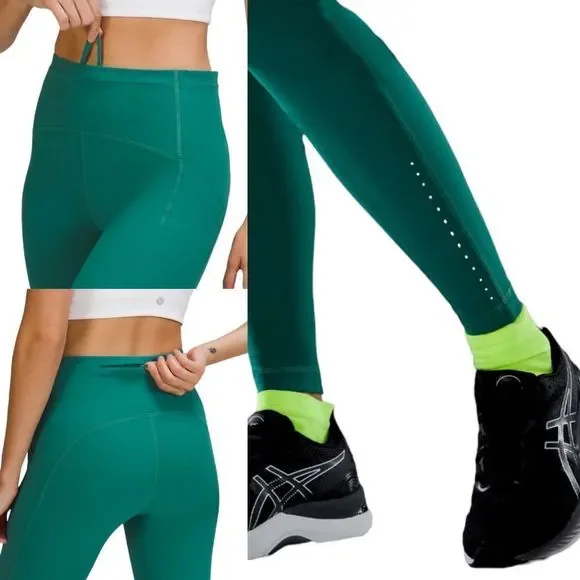 NWT Lululemon Swift Speed High Rise Tight 28” Teal Plus Size 20 - Picture 8 of 16